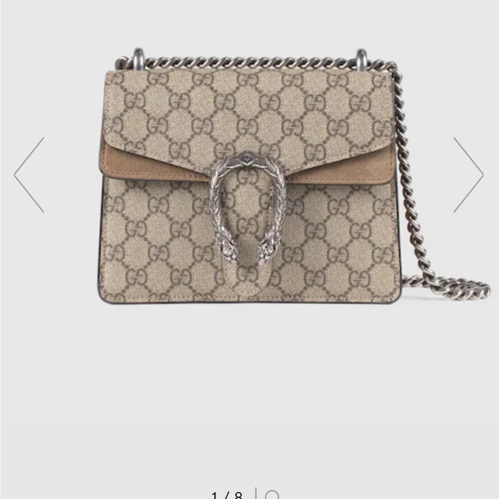 Authentic Gucci Dionysus GG supreme mini bag